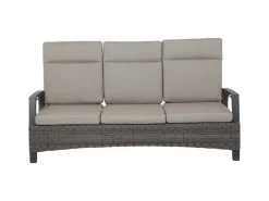 Siena Garden 3er Sofa Corido Charcoalgrey 87 cm x 206 cm x 103cm