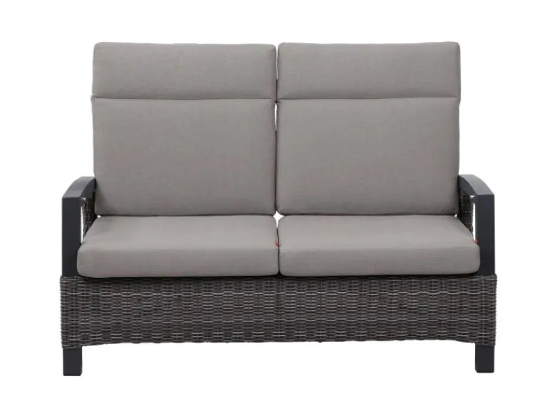 New Siena Garden 2er Sofa Corido Charcoalgrey 83 cm x 146 cm x 101 cm