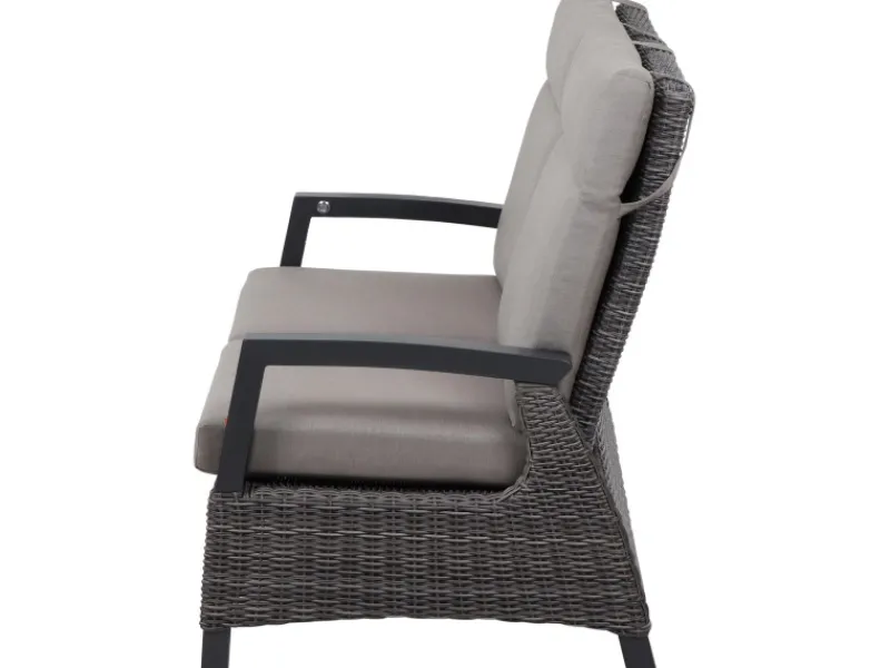 New Siena Garden 2er Sofa Corido Charcoalgrey 83 cm x 146 cm x 101 cm