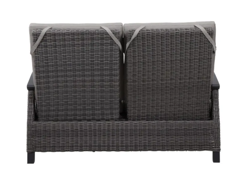 New Siena Garden 2er Sofa Corido Charcoalgrey 83 cm x 146 cm x 101 cm
