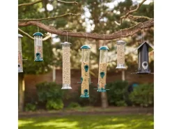 Hot Siena Garden Futterspender Feeder Basic Kunststoff Grün Ø 13,4 cm x 43 cm