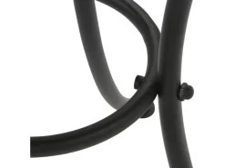 Siena Garden Gartentisch Prato Rund Schwarz Ø 60 cm