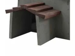 Siena Garden Igelhaus Kiefer Olive und Braun 55 cm x 38 cm x 28 cm FSC®