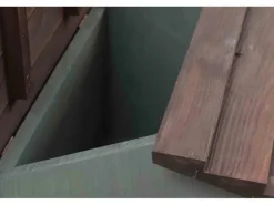 Siena Garden Igelhaus Kiefer Olive und Braun 55 cm x 38 cm x 28 cm FSC®