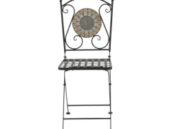 Sale Siena Garden Klappsessel Prato Eisen 37 cm x 36 cm x 90 cm Schwarz Mosaik