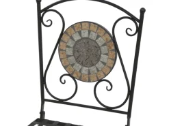 Sale Siena Garden Klappsessel Prato Eisen 37 cm x 36 cm x 90 cm Schwarz Mosaik