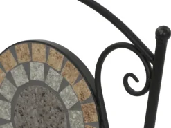 Sale Siena Garden Klappsessel Prato Eisen 37 cm x 36 cm x 90 cm Schwarz Mosaik