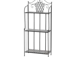 Discount Siena Garden Regal Como 63 cm x 29 cm x 142 cm Grau Mosaik