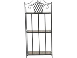 Siena Garden Regal Prato 63 cm x 29 cm x 142 cm Schwarz Mosaik