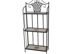 Best Siena Garden Regal Stella 63 cm x 29 cm x 142 cm Bunt Mosaik