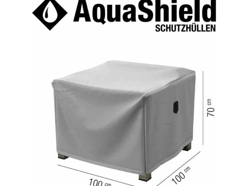 Siena Garden Schutzhülle Lounge-Sessel AquaShield Hellgrau 100 x 100 x 70 cm