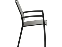 Siena Garden Stapelsessel Velia Alu 56 cm x 66 cm x 89 cm Anthrazit