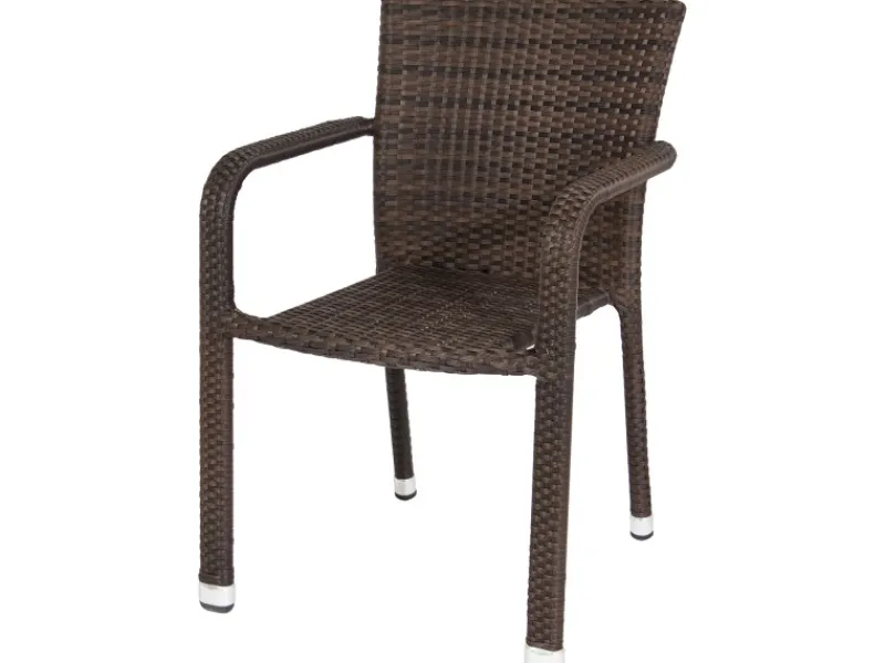 Discount Siena Garden Stapelsessel Minas Braun 60 cm x 56 cm x 83 cm