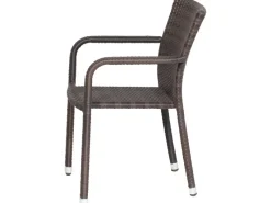 Discount Siena Garden Stapelsessel Minas Braun 60 cm x 56 cm x 83 cm