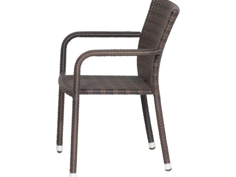 Discount Siena Garden Stapelsessel Minas Braun 60 cm x 56 cm x 83 cm