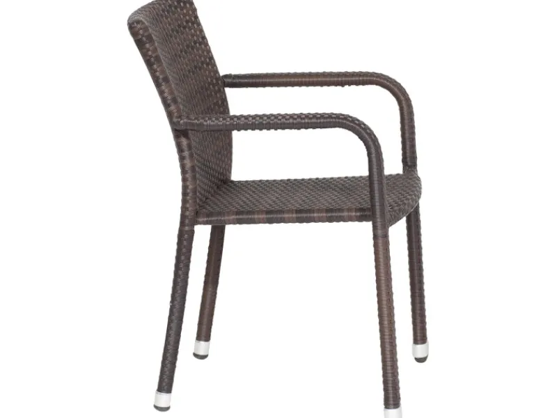 Discount Siena Garden Stapelsessel Minas Braun 60 cm x 56 cm x 83 cm