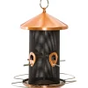 Clearance Siena Garden Vogelfuttersäule Copper Line für Mischfutter