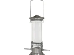 Siena Garden Vogelfuttersäule Aluminium Line für Mischfutter 24 cm