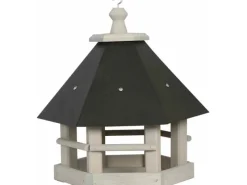 Sale Siena Garden Vogelhaus Kiefer Hellgrau und Anthrazit 29 cm x 33 cm x 35 cm FSC®