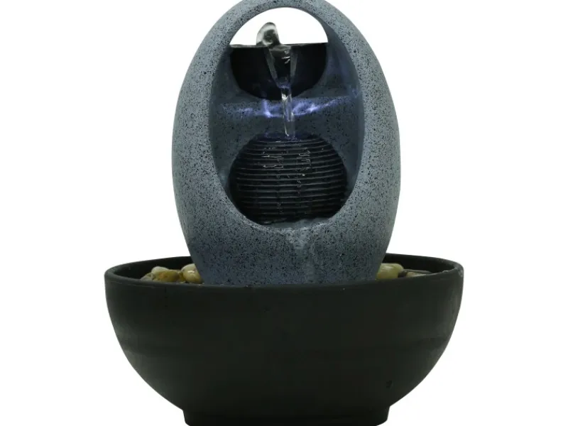 Silex Kunststeinbrunnen/Zimmerbrunnen Polyresin 23 cm x 23 cm Höhe 27,5 cm