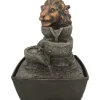 New Silex Zimmerbrunnen Sternzeichen Löwe Polyresin 20 cm x 15,5 cm Höhe 26 cm
