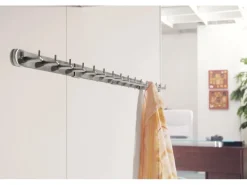 Siro Hakenleiste 1890 Edelstahl Länge 322 mm 4 Haken