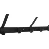 Outlet Siro Hakenleiste 1674 Metall Uni Schwarz Matt Länge 553 mm 5 Haken