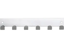 Hot Siro Hakenleiste 1603 Metall Chrom Glänzend Länge 240 mm 6 Haken