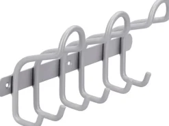 Siro Hakenleiste 1783 Metall Aluminium Länge 300 mm 6 Haken