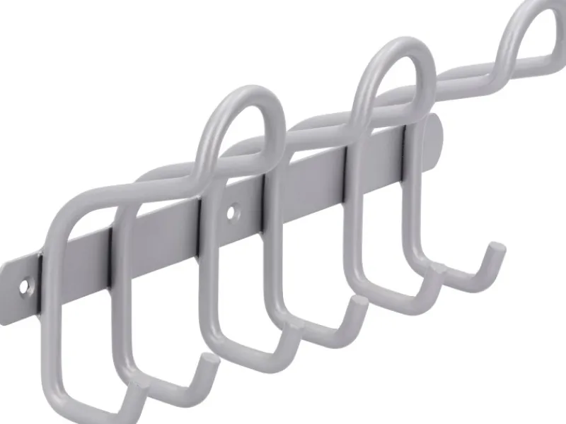 Siro Hakenleiste 1783 Metall Aluminium Länge 300 mm 6 Haken