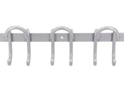 Siro Hakenleiste 1783 Metall Aluminium Länge 300 mm 6 Haken