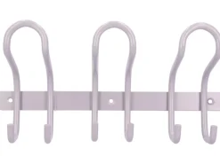 Siro Hakenleiste 1783 Metall Aluminium Länge 300 mm 6 Haken