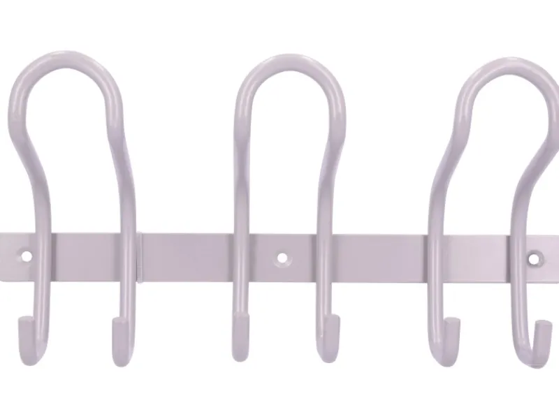 Siro Hakenleiste 1783 Metall Aluminium Länge 300 mm 6 Haken