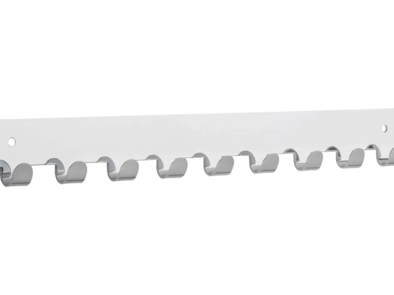 New Siro Hakenleiste 1603 Metall Länge 366 mm 9 Haken Chrom Glänzend