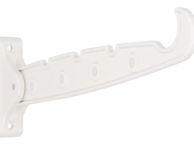 Outlet Siro Kleiderlüfter Klapphaken H200 Kunststoff Weiß