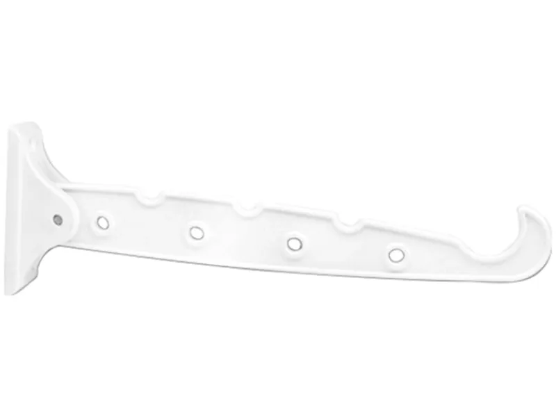 Outlet Siro Kleiderlüfter Klapphaken H200 Kunststoff Weiß