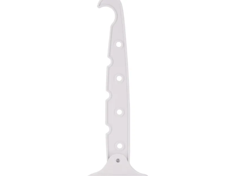 Outlet Siro Kleiderlüfter Klapphaken H200 Kunststoff Weiß