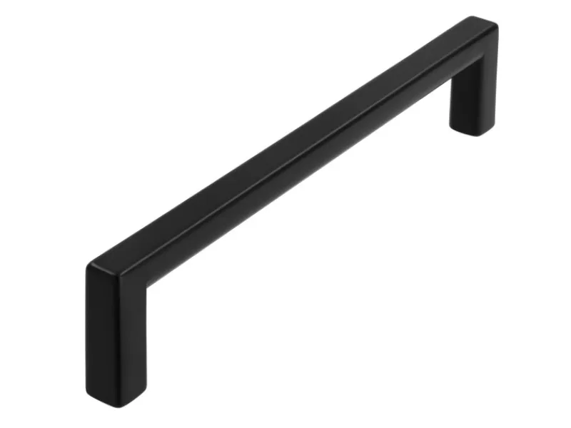 Hot Siro Möbelgriff 2108 Metall Uni Schwarz Matt Lochabstand 128 mm