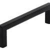 Siro Möbelgriff 2108 Metall Uni Schwarz Matt Lochabstand 96 mm