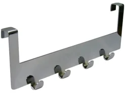 Best Siro Türgarderobe 1977 Metall Länge 255 mm 4 Haken Chrom Glänzend