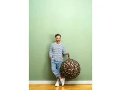 Sitting Ball Hocker Camo 150 l Oliv Camouflage-Muster