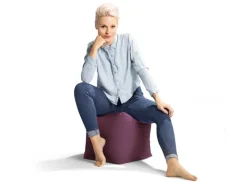Hot Sitting Point Hocker 60 l Aubergine