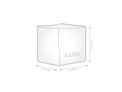 Clearance Sitting Point Hocker Cube Scuba 60 l Rose