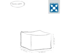 Sitting Point Hocker Outside 150 l