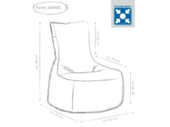 New Sitting Point Sessel Outside 300 l Anthrazit