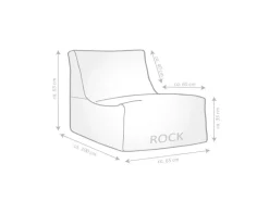 Discount Sitting Point Sessel Rock Marla 280 l Senf