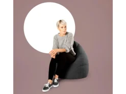 Sitting Point Sitzsack Alfa 220 l Schwarz