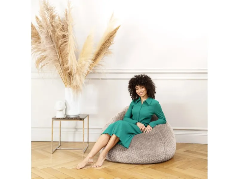 New Sitting Point Sitzsack BeanBag Mink 300 l Cream