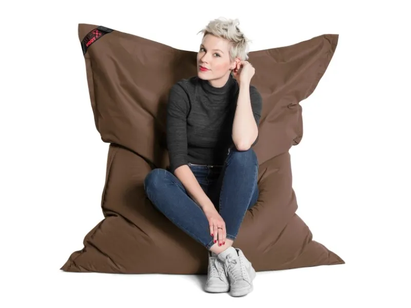 New Sitting Point Sitzsack Big Foot Scuba 380 l Braun