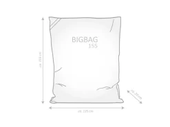 New Sitting Point Sitzsack Big Bag Brava 300 l Grün